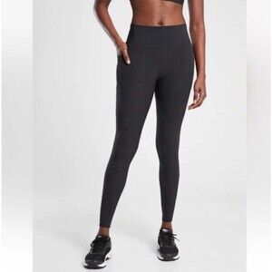 Athleta Quest Hybrid Tight Black Size 2 Quick Drying UPF Abrasion Resistant